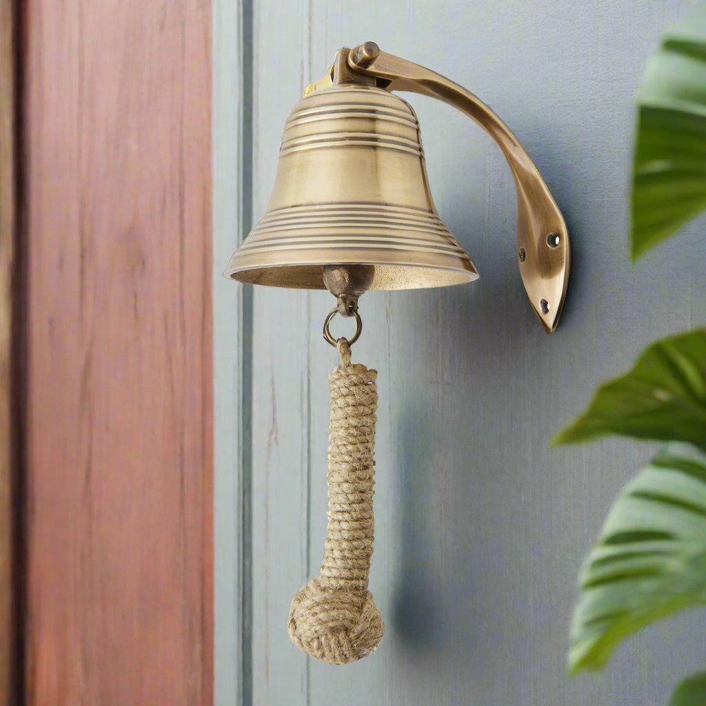 Antique Brass good Ship's Bell