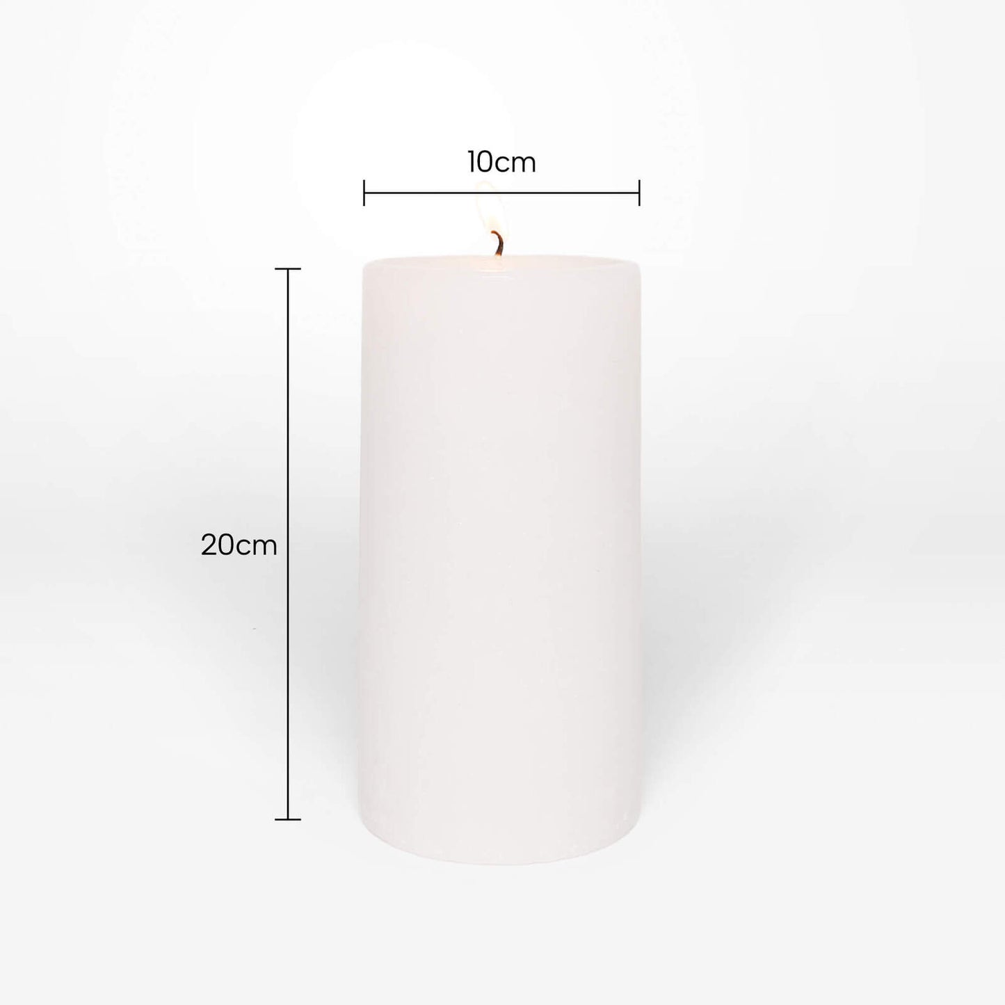 Pillar candle XL wide + tall unscented