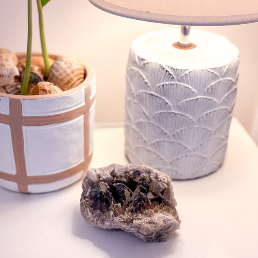 Smoky quartz crystal cluster 465g