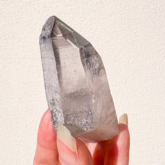 Lemurian seed phantom quartz A1 crystal point
