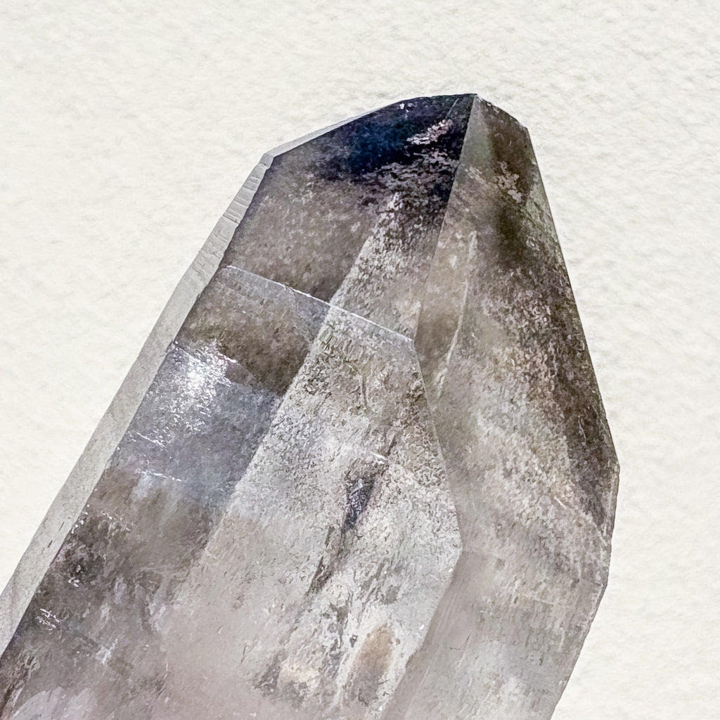 Lemurian seed phantom quartz A1 crystal point