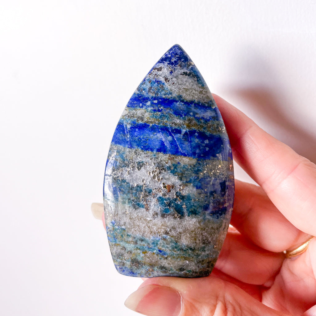 Lapis Lazuli crystal flame