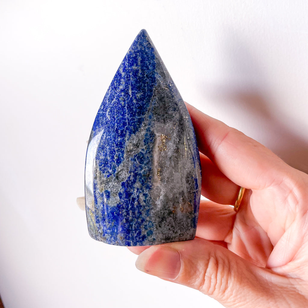 Lapis Lazuli crystal flame