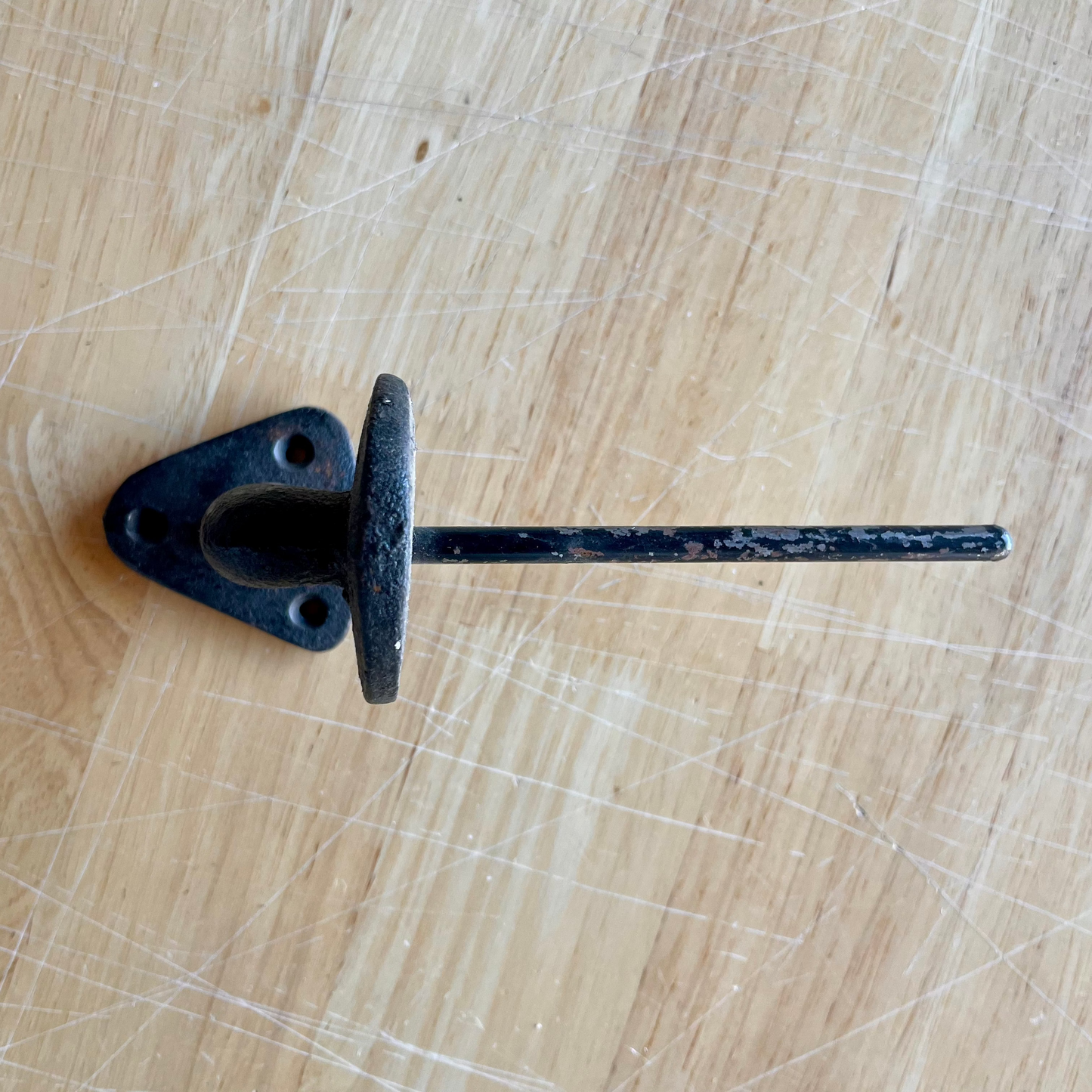 Vintage cast iron twine holder wall hook