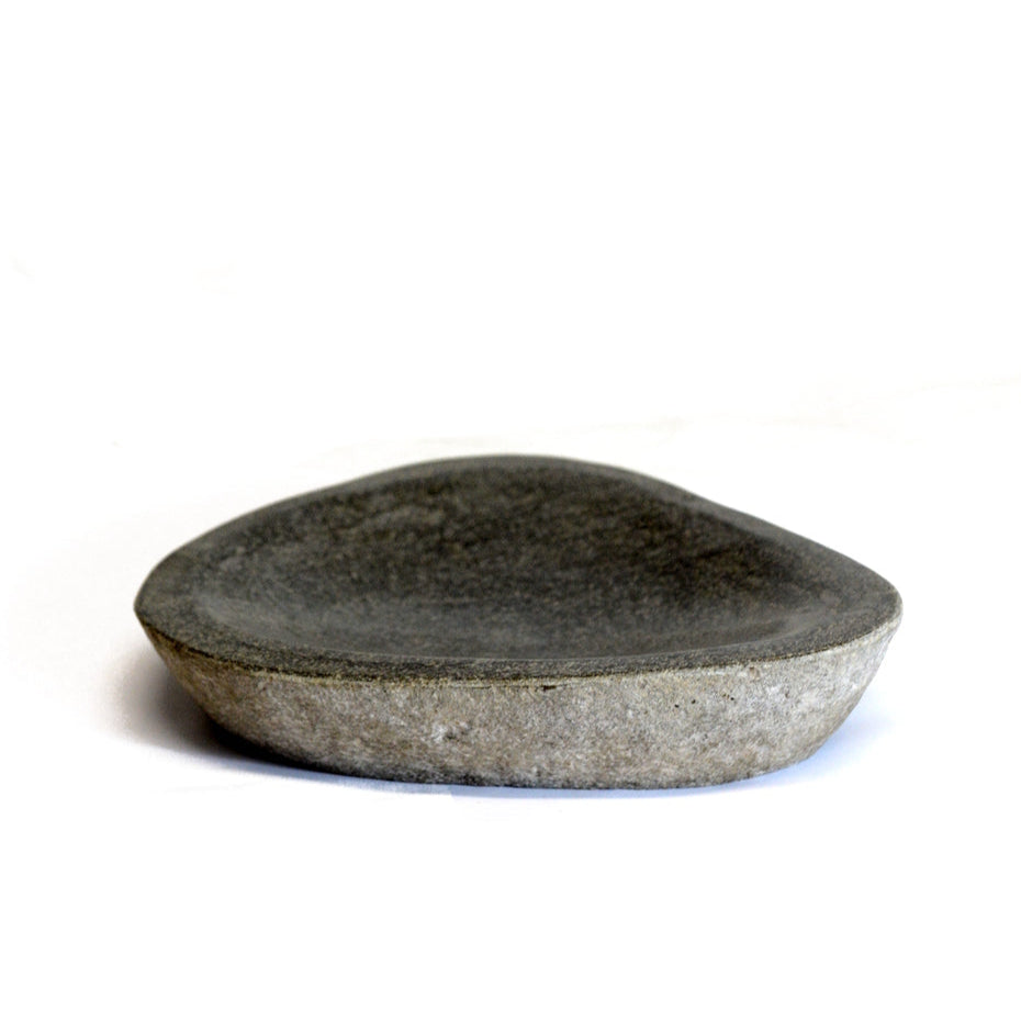 Riverstone polished bowl