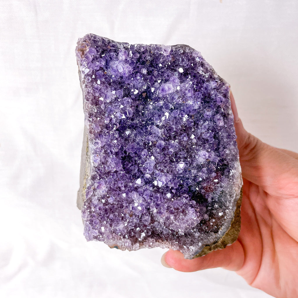 Amethyst crystal cluster 415g