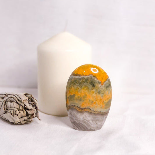 Bumblebee Eclipse jasper crystal polished freeform