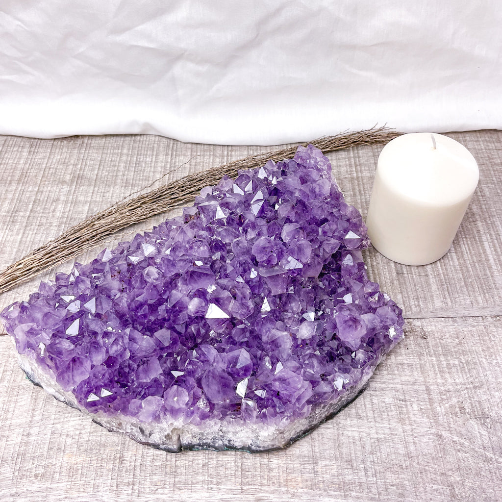 Amethyst A grade crystal cluster XL 3.4kg