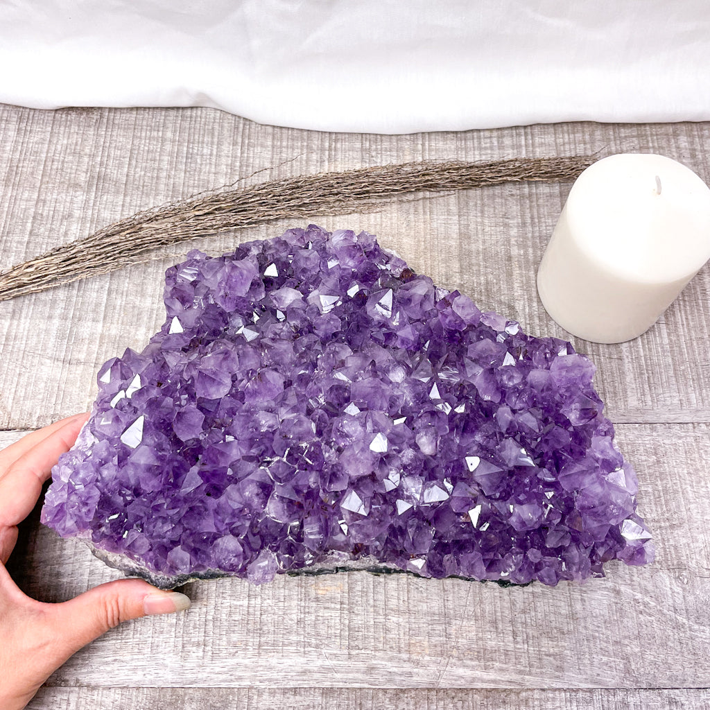 Amethyst A grade crystal cluster XL 3.4kg