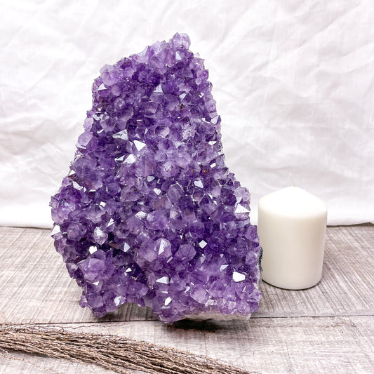 Amethyst A grade crystal cluster XL 3.4kg