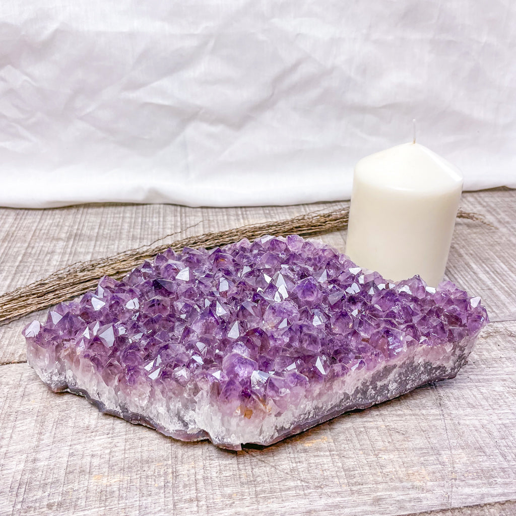 Amethyst A grade crystal cluster XL 1.6kg