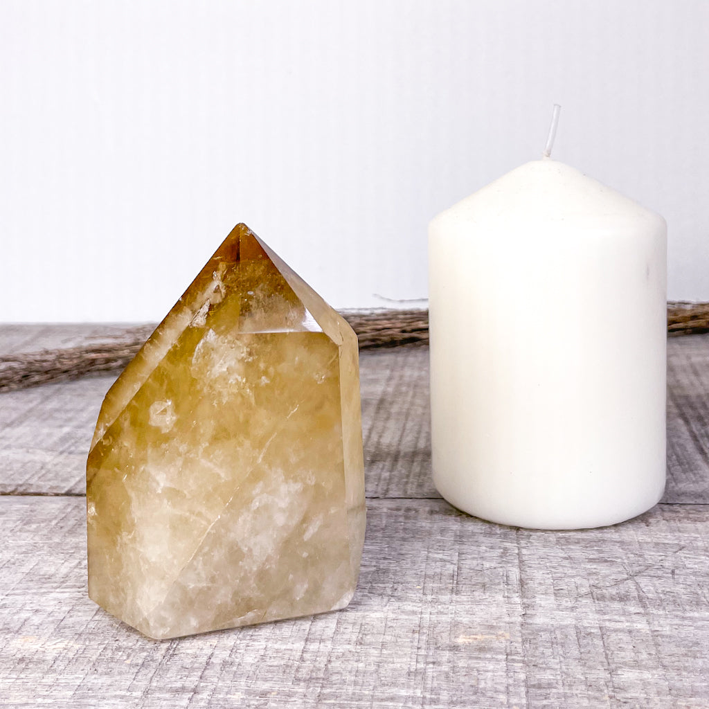 Citrine crystal generator tower L