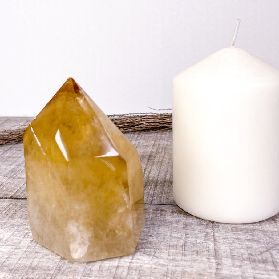 Citrine crystal generator tower L