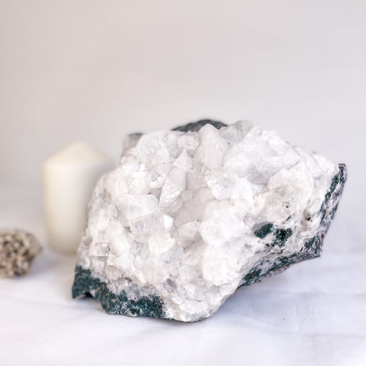 Apophyllite grade A crystal cluster XL 3kg