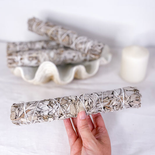 Cleansing + smudging white sage stick 20-25cm XL