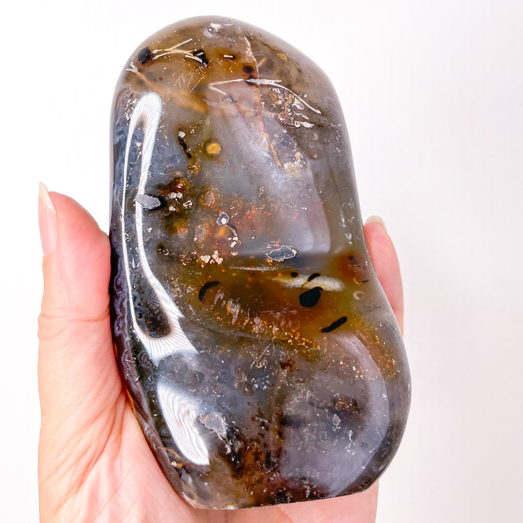 Natural Agate polished freeform