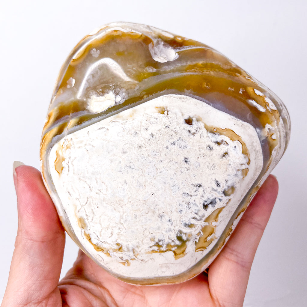 Natural Agate polished freeform