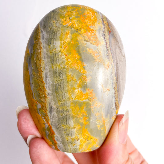 Bumblebee Eclipse jasper crystal polished dome