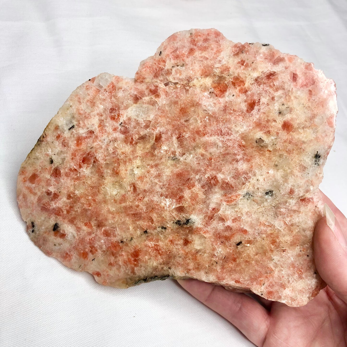 Sunstone A grade crystal slab XL
