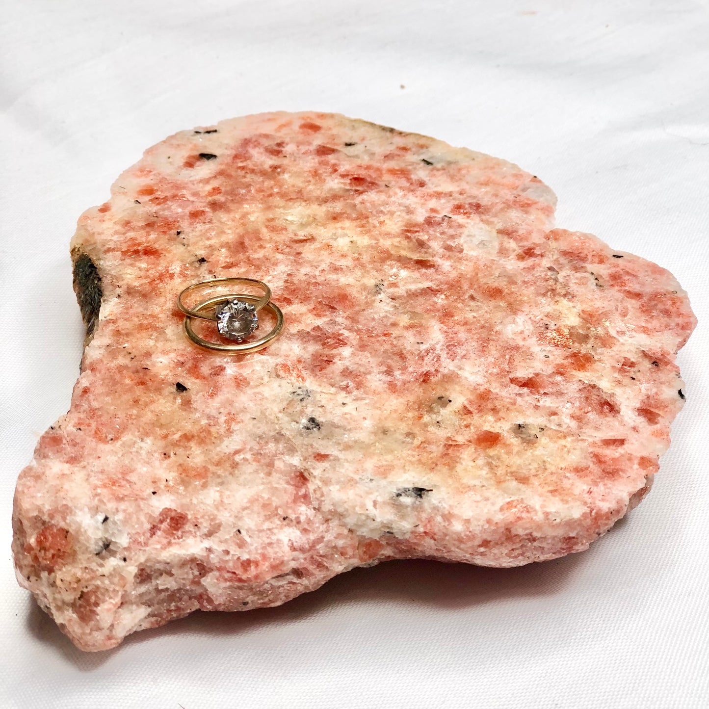 Sunstone A grade crystal slab XL