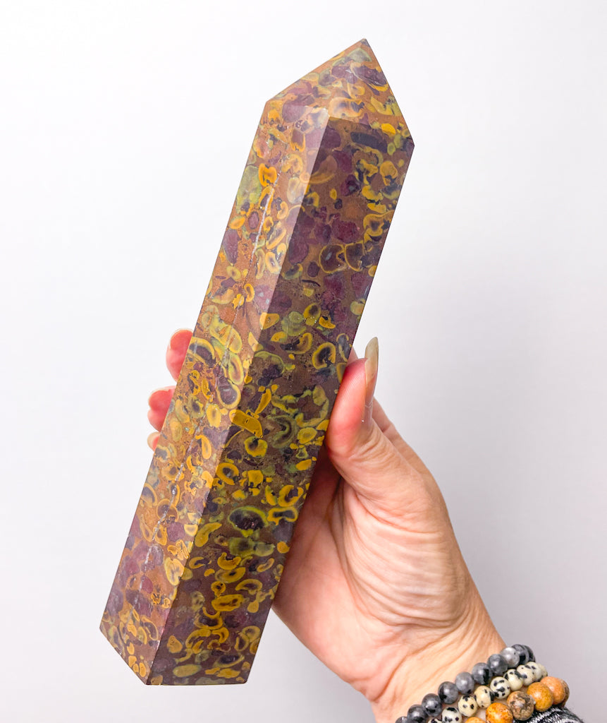 Ajooba Jasper crystal pillar tower 1kg XL
