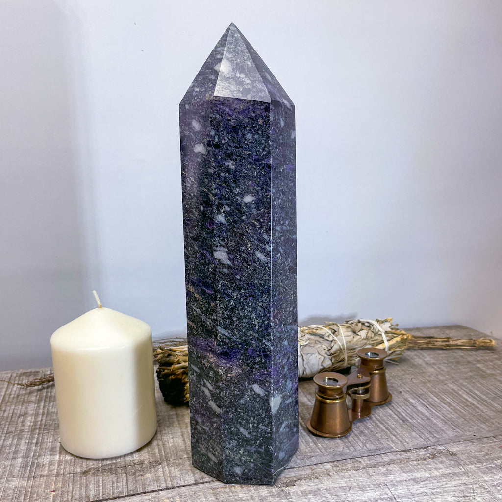Charoite crystal pillar tower 2kg XXL