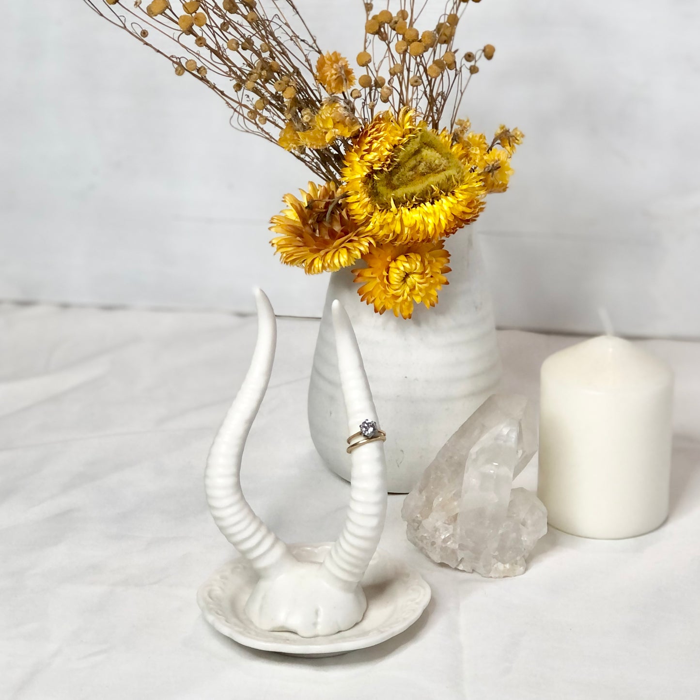Royal deer antler jewellery holder dish