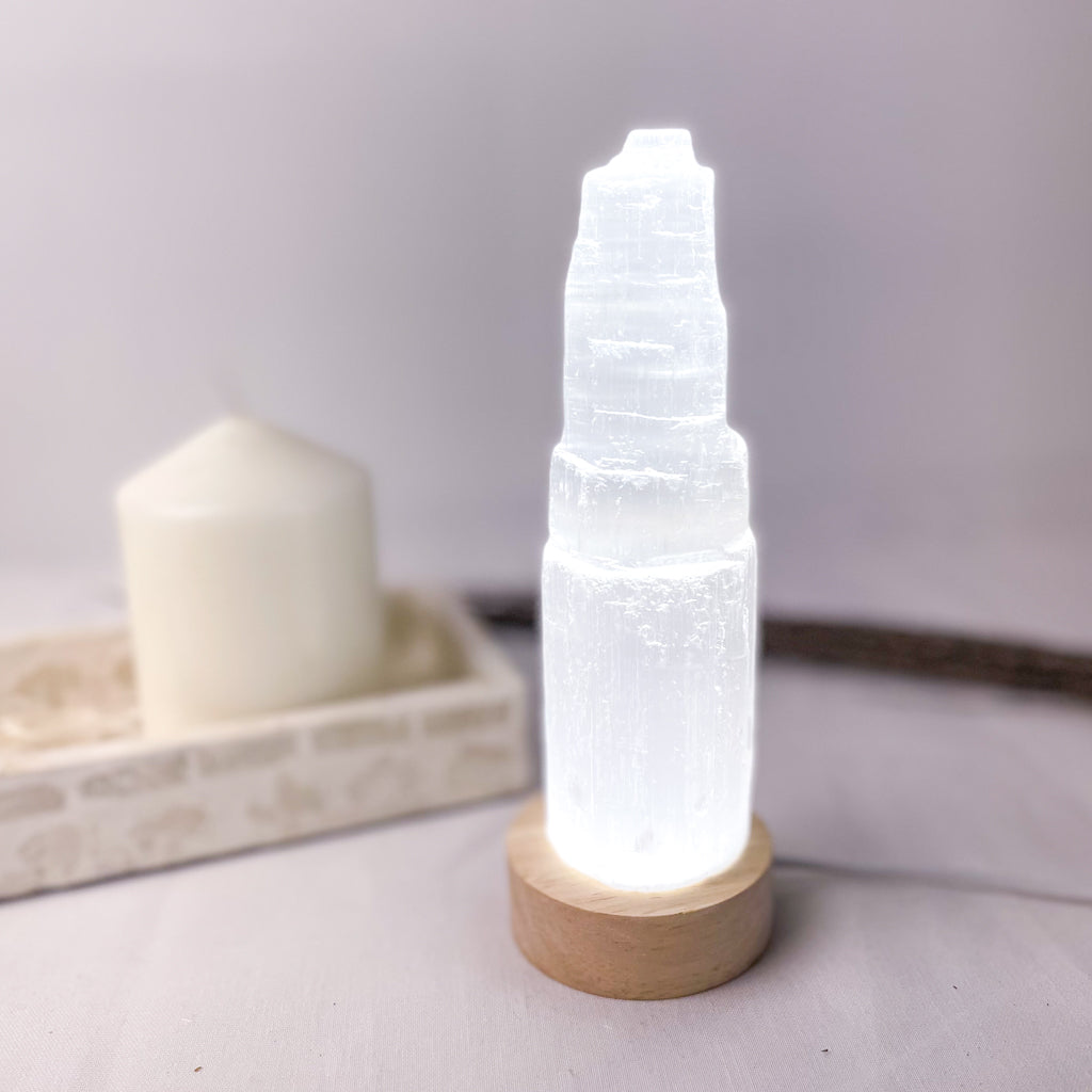 LED wooden lamp light base plate