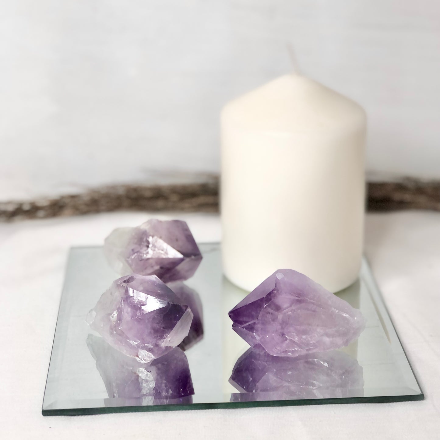 Amethyst A grade crystal natural point