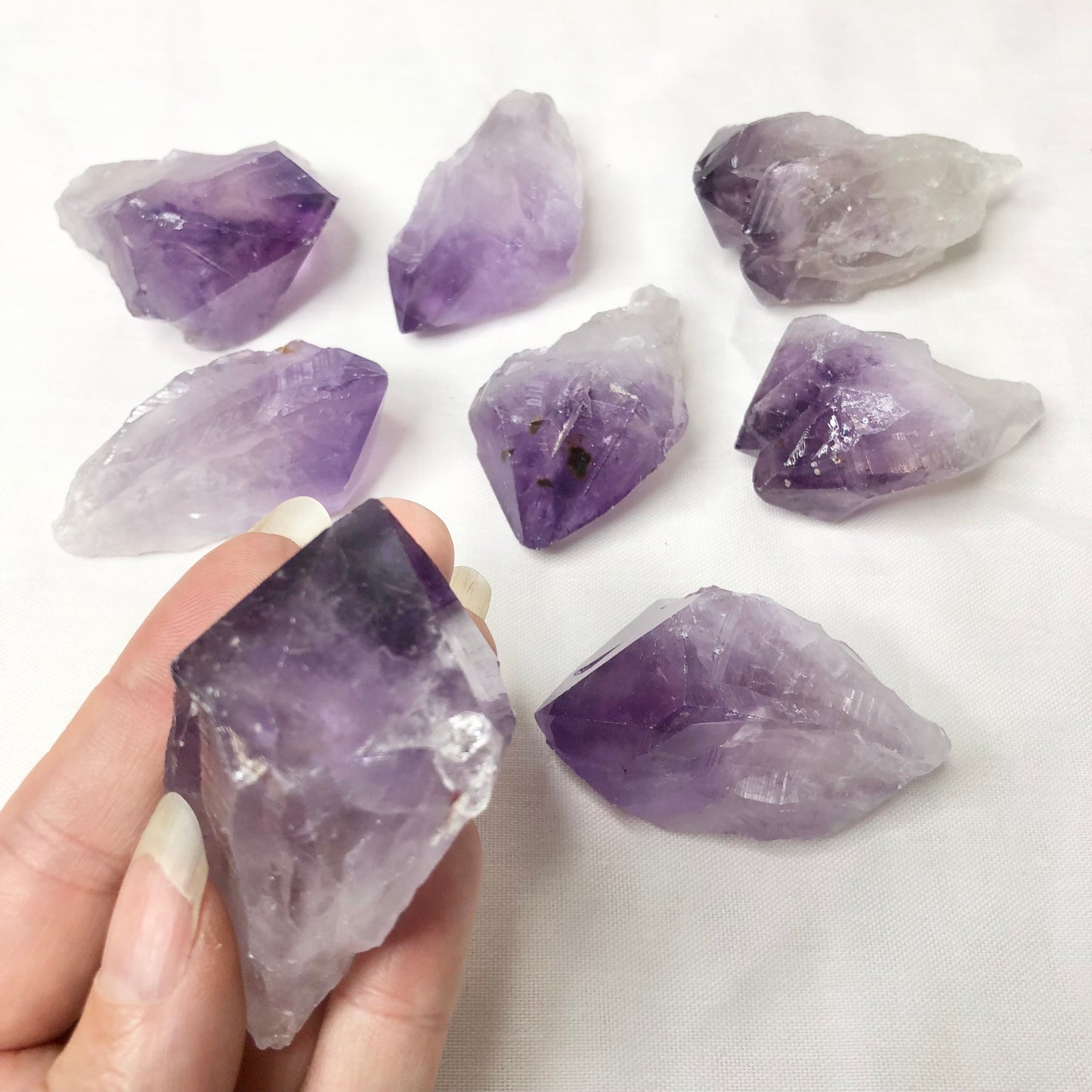 Amethyst A grade crystal natural point