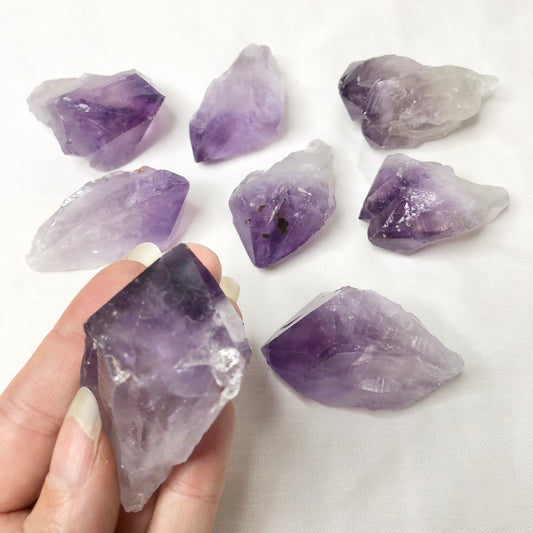 Amethyst A grade crystal natural point