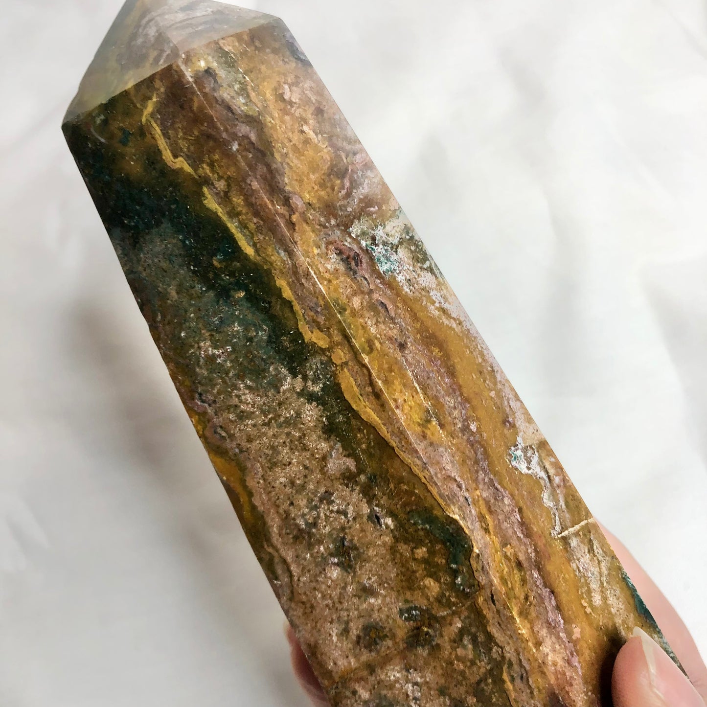 Ocean jasper crystal generator 17cm