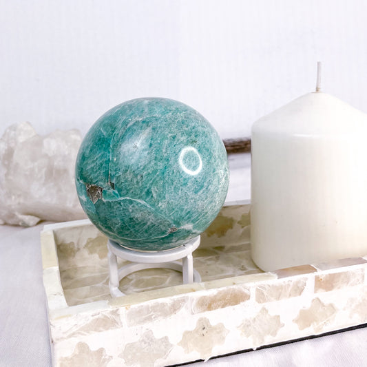 Amazonite crystal sphere 630g L