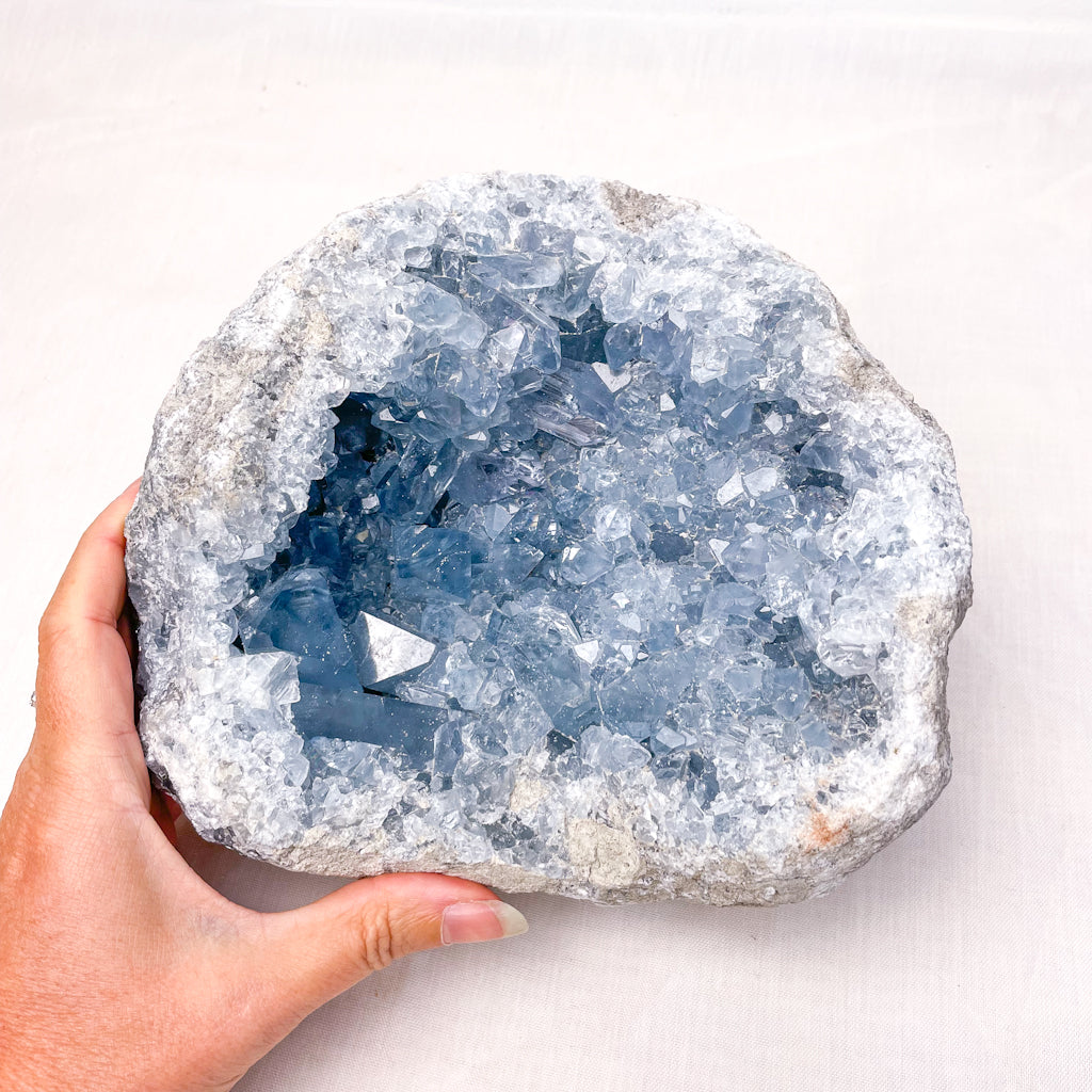 Celestite cluster geode crystal XXL 4.6kg