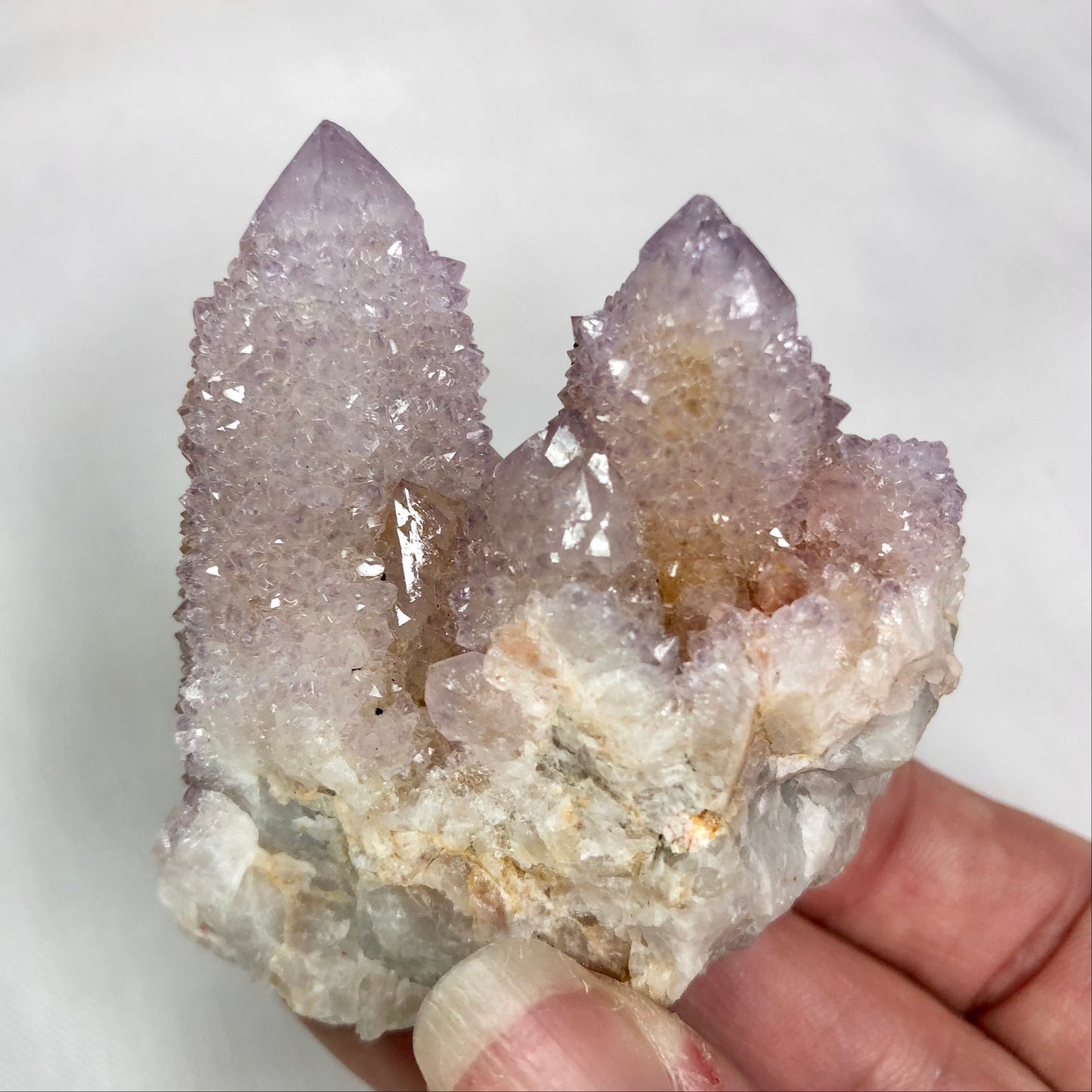 Spirit quartz Amethyst grade A cactus cluster crystal M-L