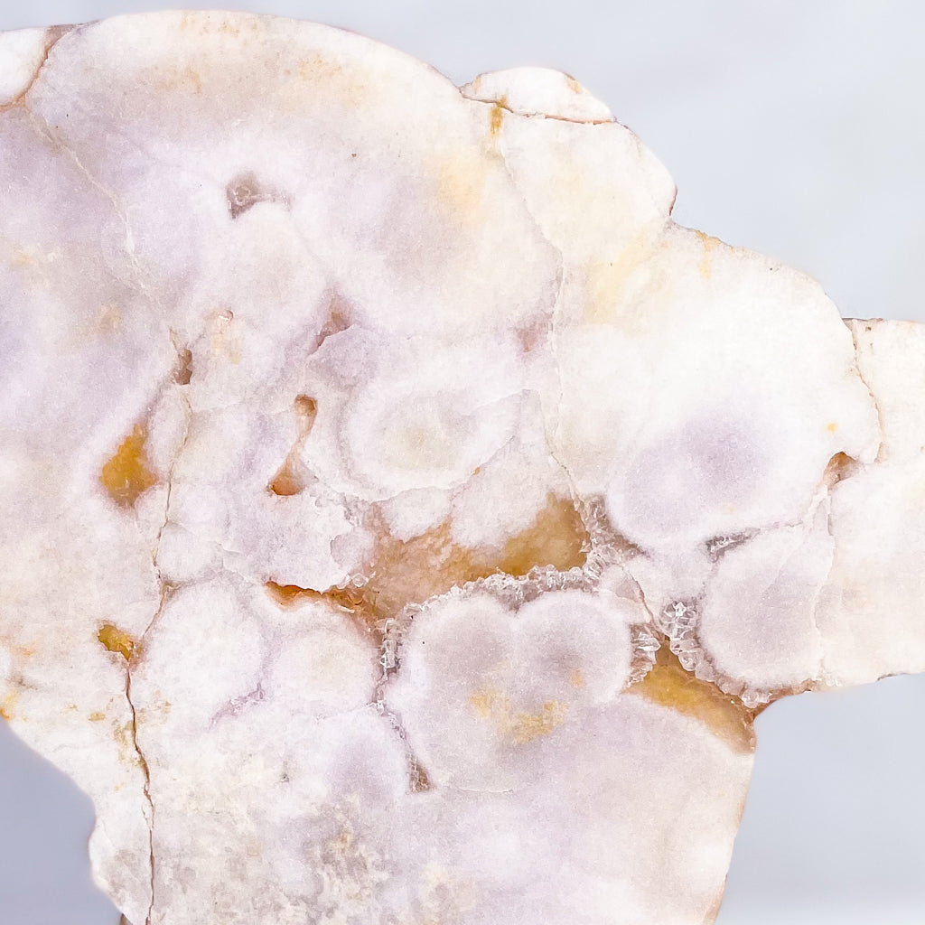 Pink Amethyst crystal on stand 810g