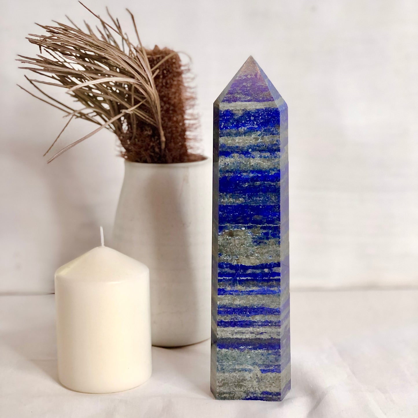 Lapis Lazuli crystal generator tower XXL 24cm 1kg