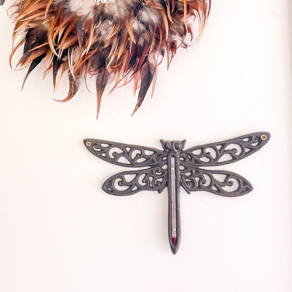 Antique metal Dragonfly garden wall decor