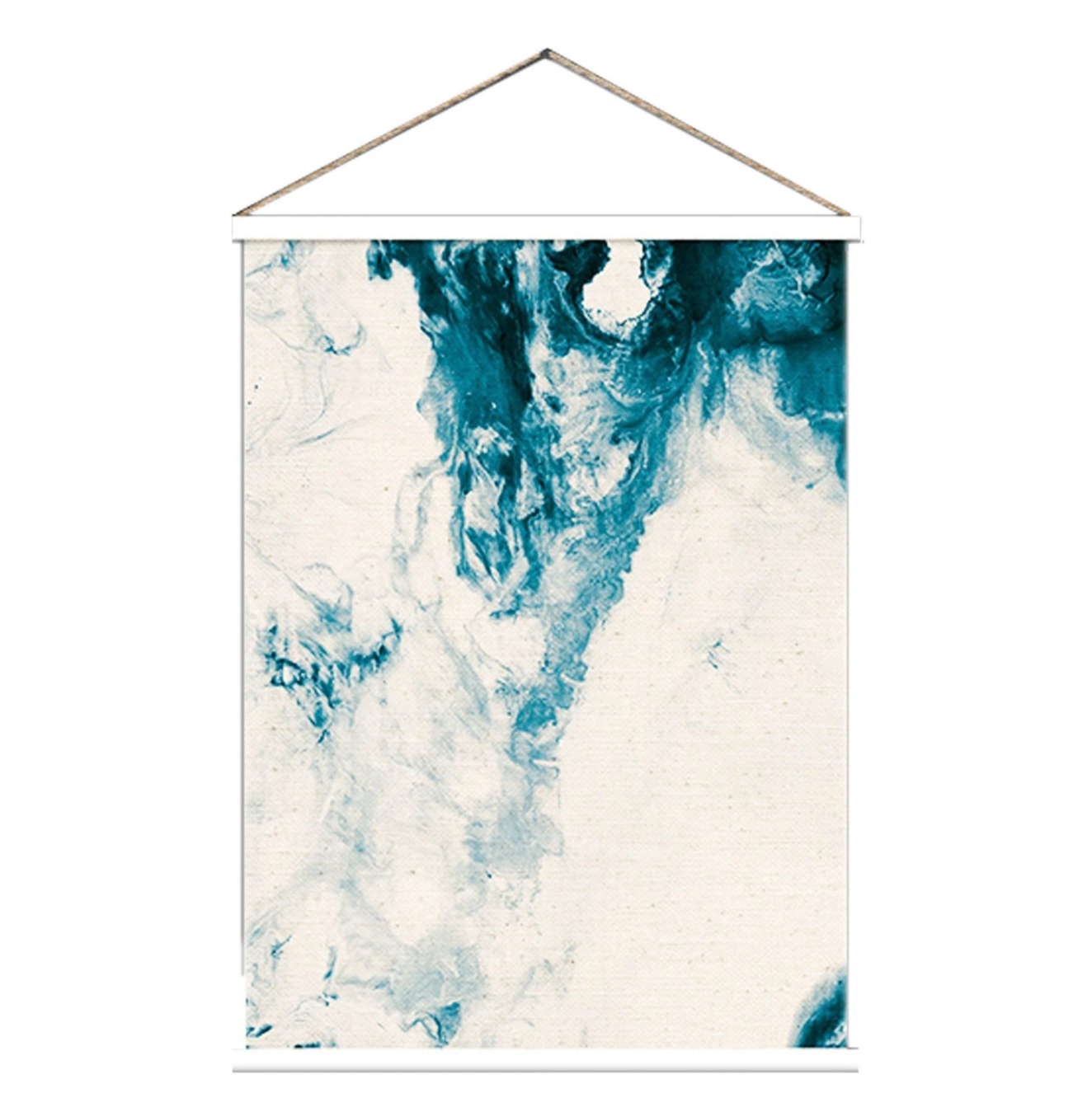 Sea wash canvas scroll