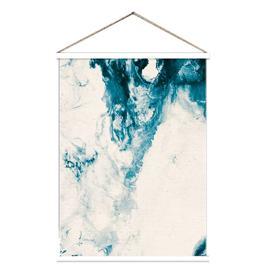 Sea wash canvas scroll