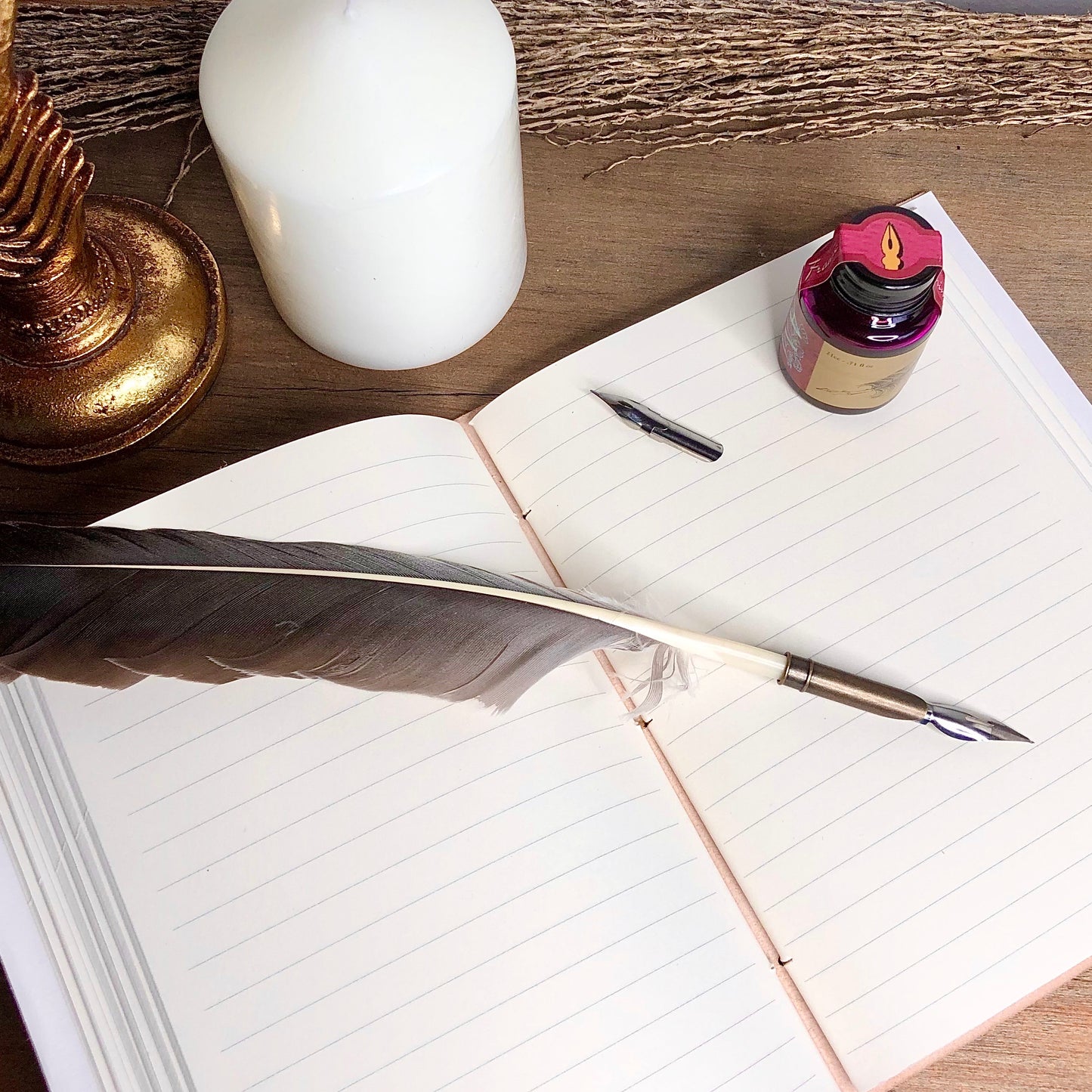 Leather big ideas journal