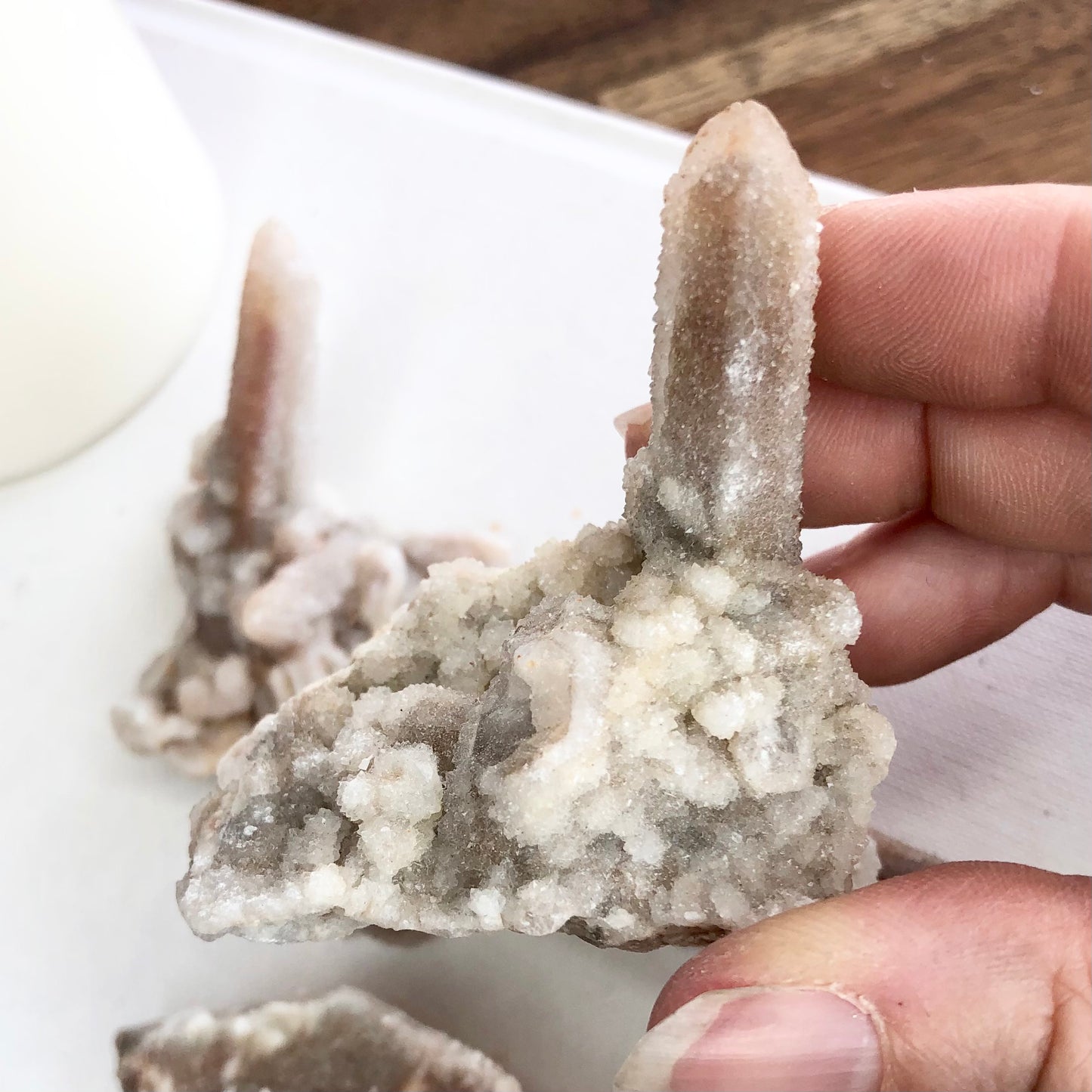 Spirit quartz cluster fairy witches finger crystal