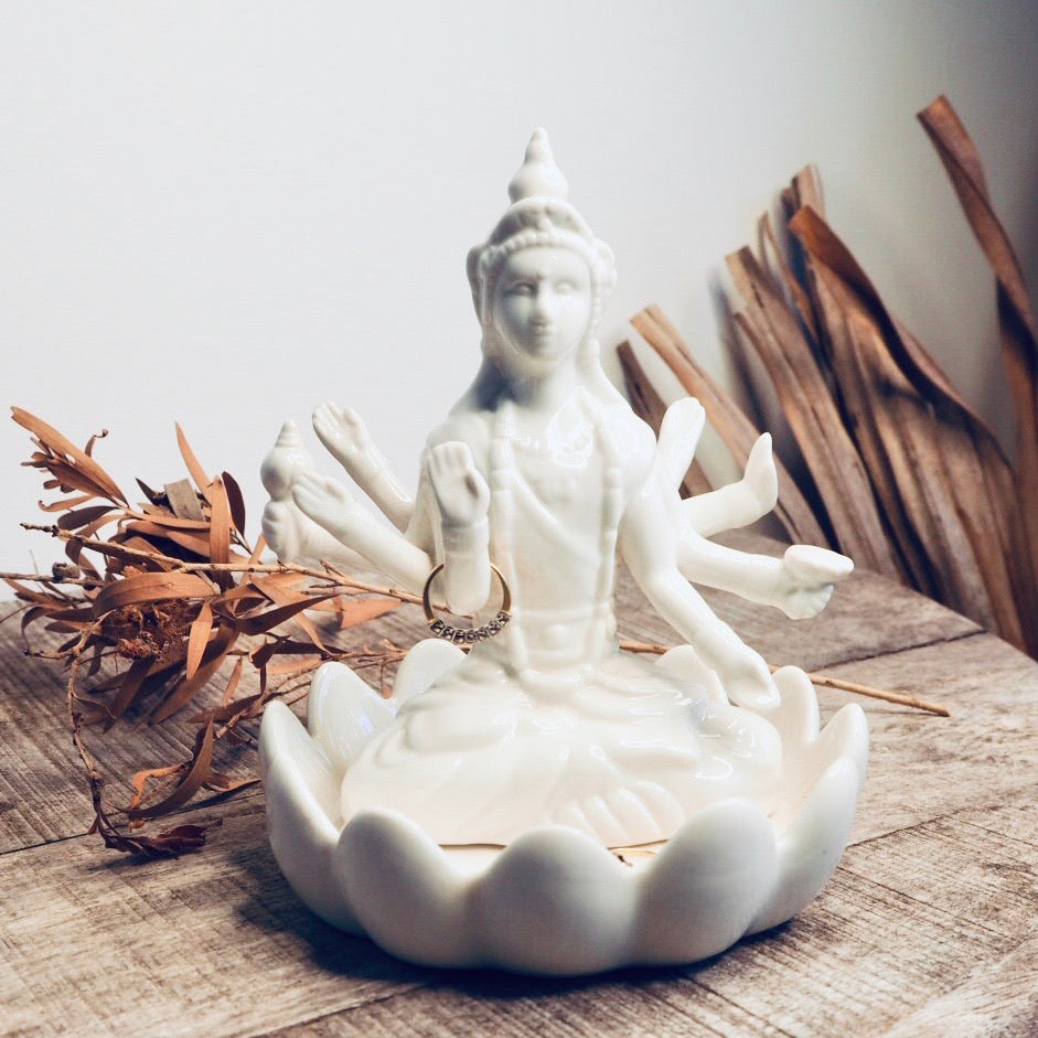 Goddess Durga statue jewellery holder