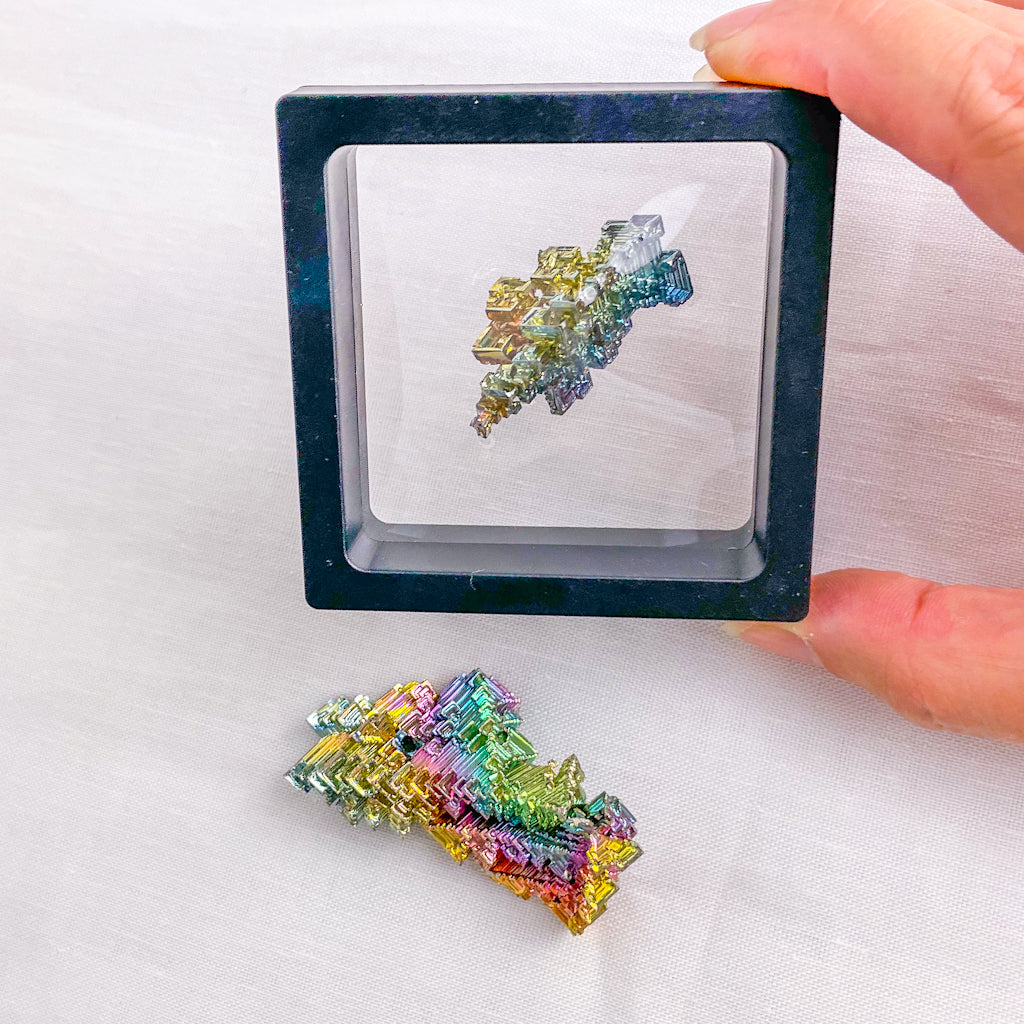 Bismuth rainbow crystal
