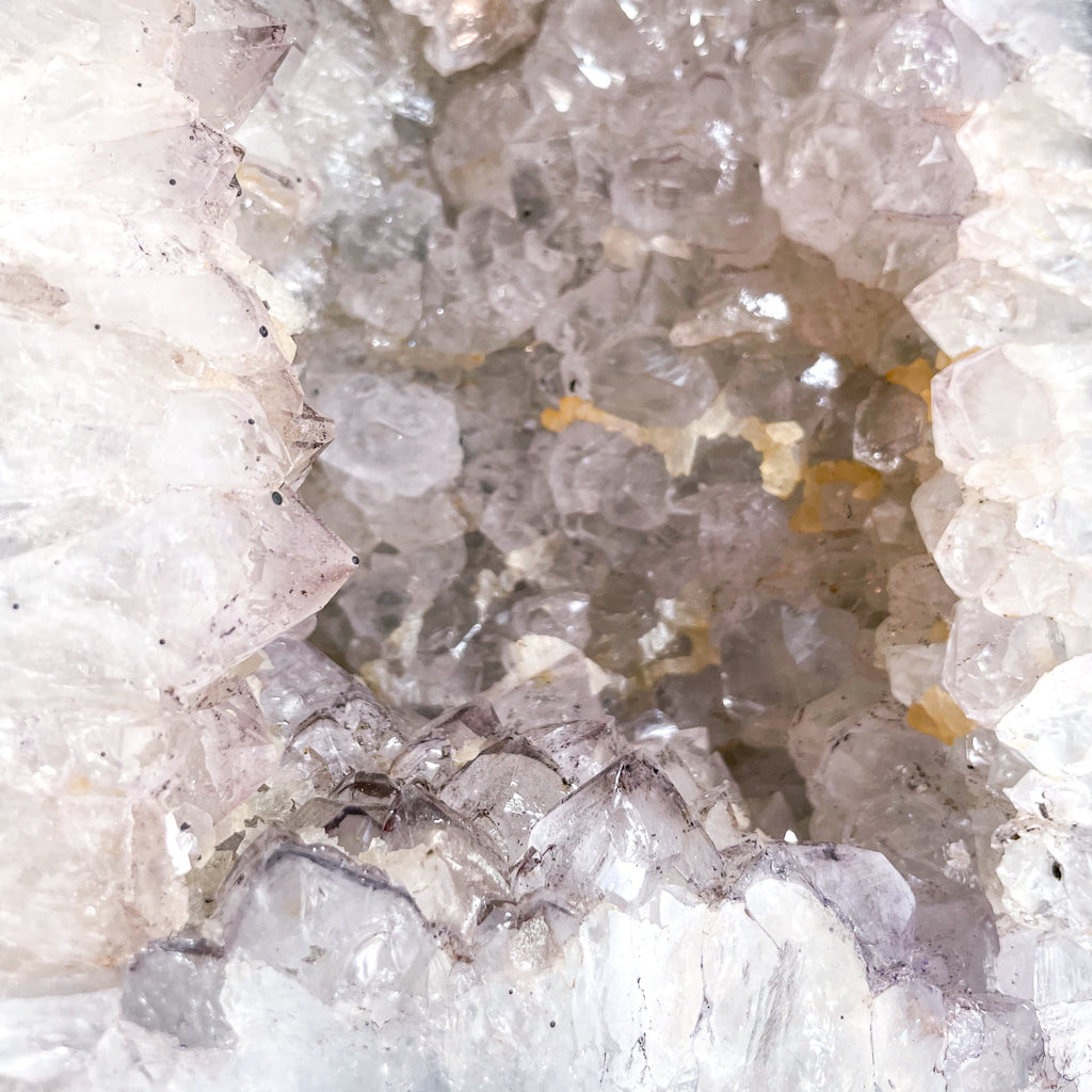 Clear quartz crystal geode cave cathedral XXL
