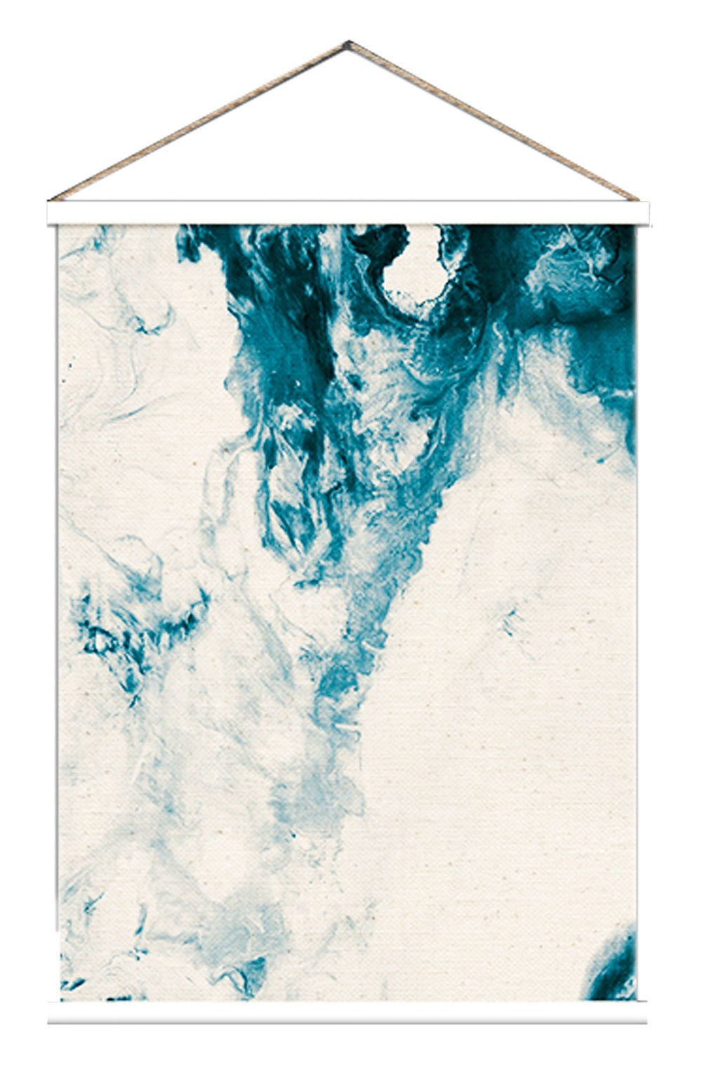 Sea wash canvas scroll