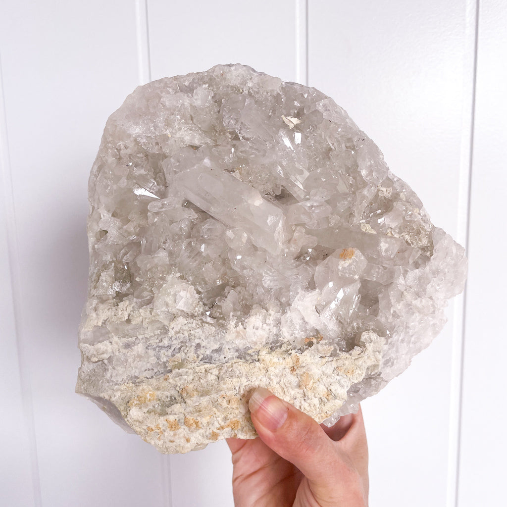 Clear quartz crystal cluster XL 2.3kg