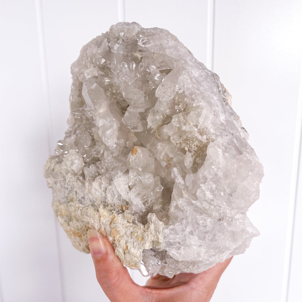 Clear quartz crystal cluster XL 2.3kg