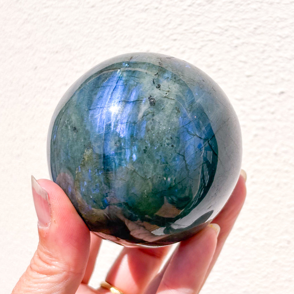 Ocean jasper crystal sphere
