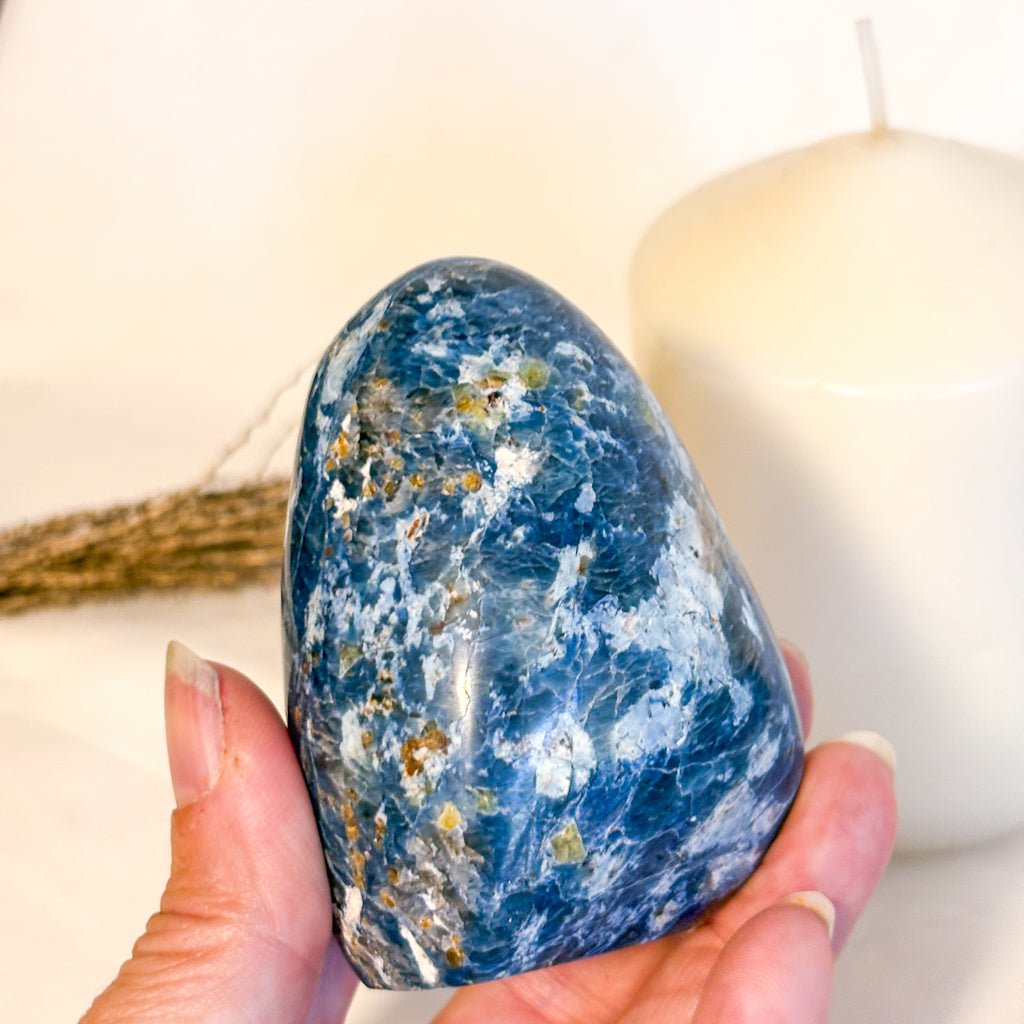 Dumortierite crystal freeform
